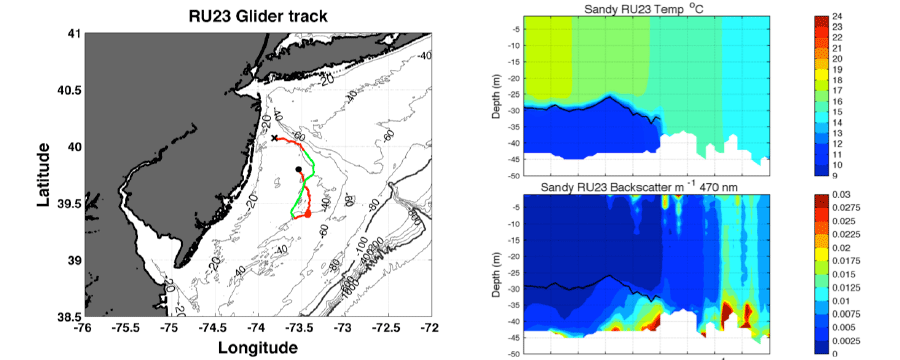 Glider Data from Superstorm Sandy