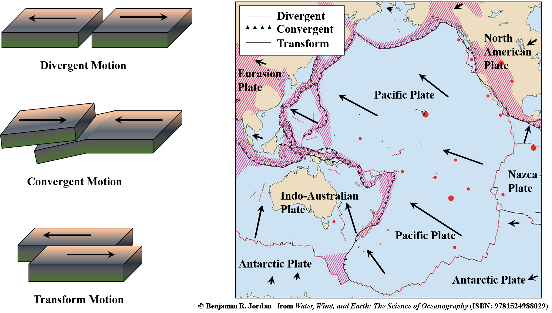 Types Of Plate Boundaries Map